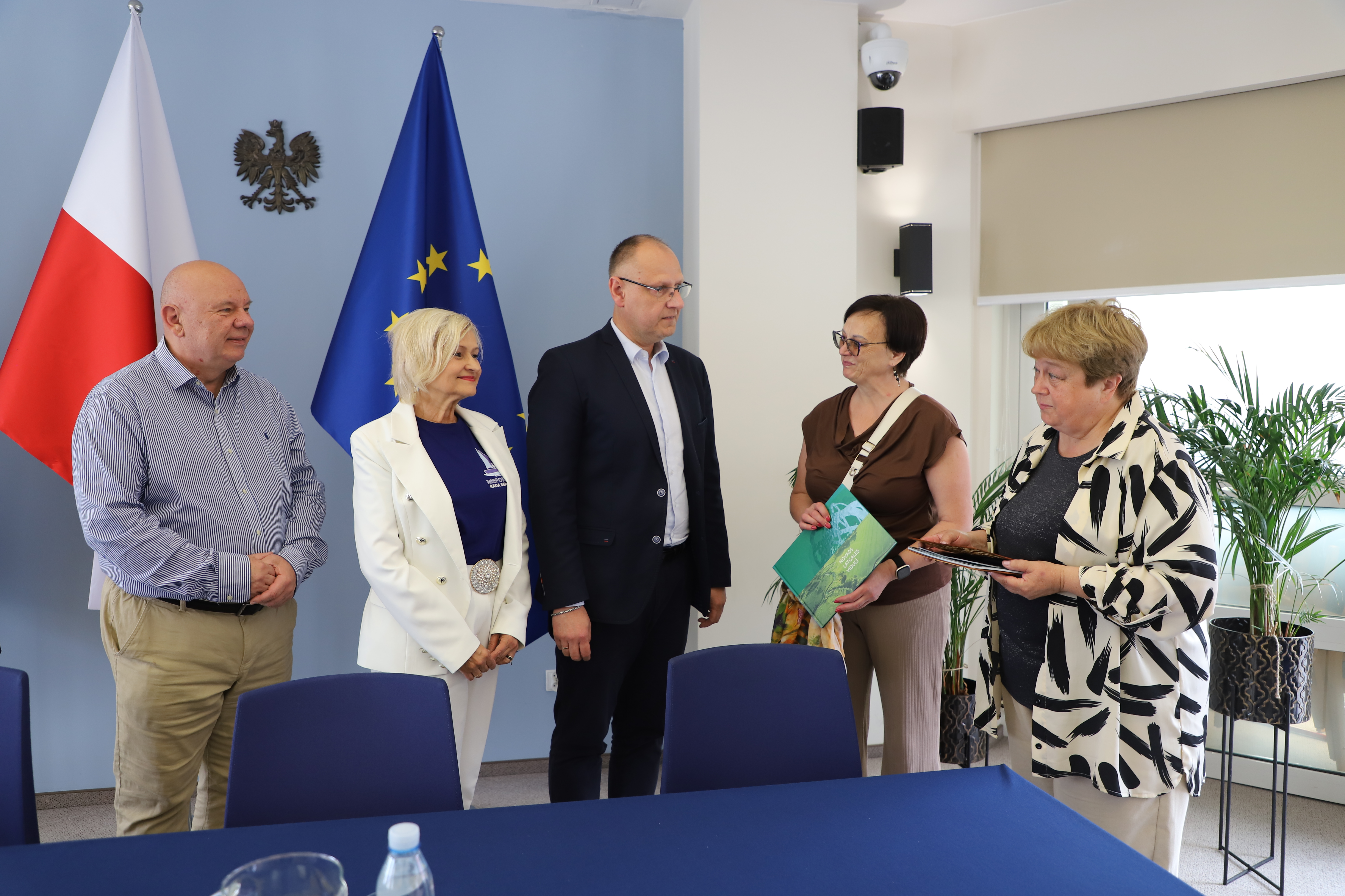 Delegacja seniorów z Łotwy z wizytą w Urzędzie Gminy