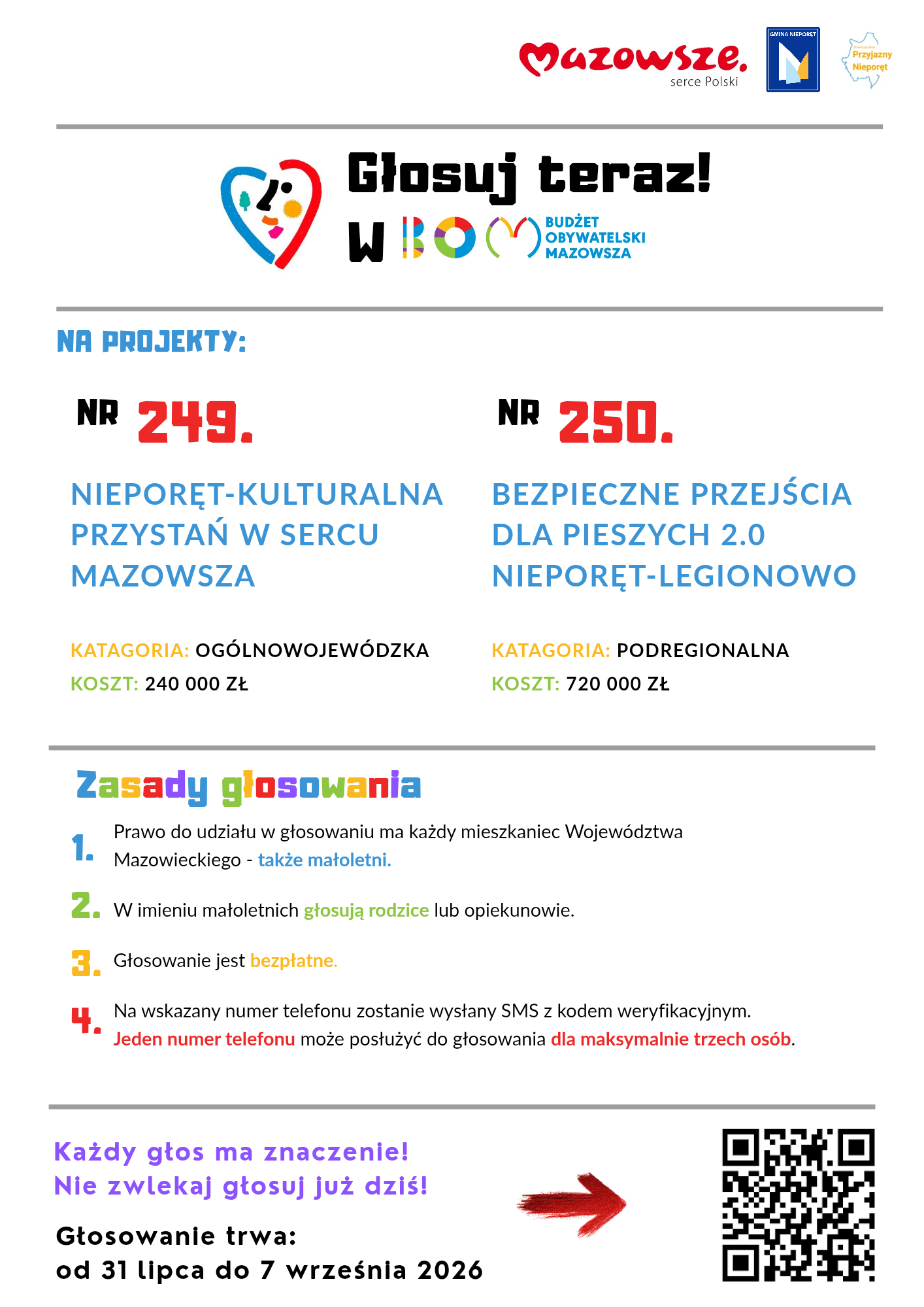 grafika z treścią głosowania w Budżecie Obywatelskim 