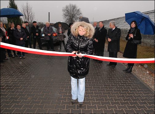 Uroczyste otwarcie ulicy Leśnej w Józefowie