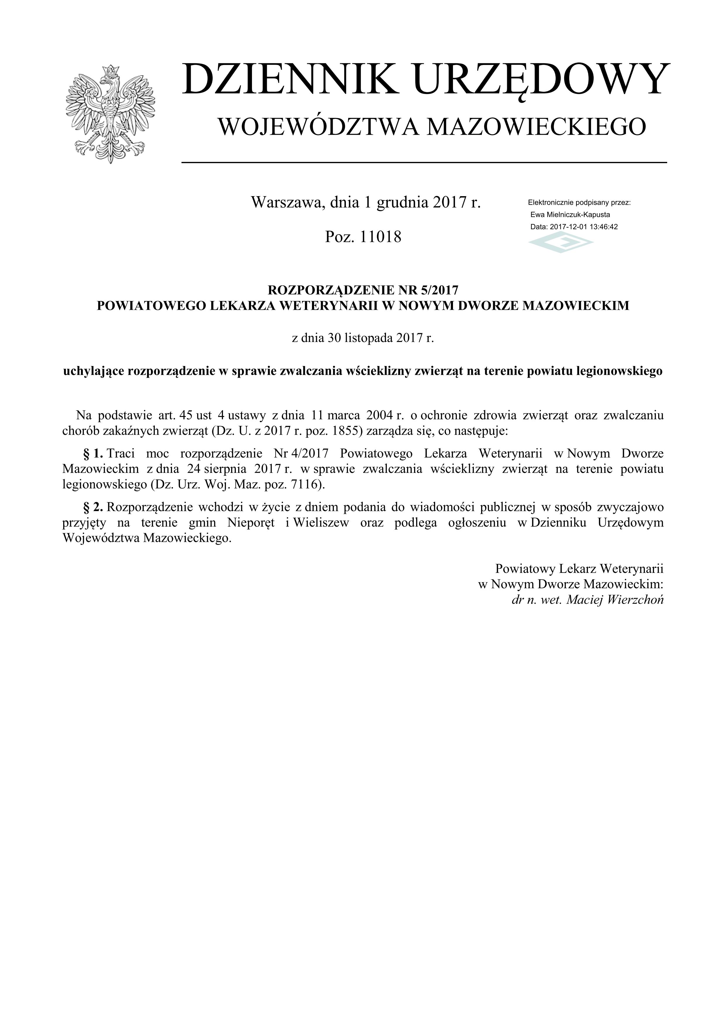 odwolanie wscieklizny