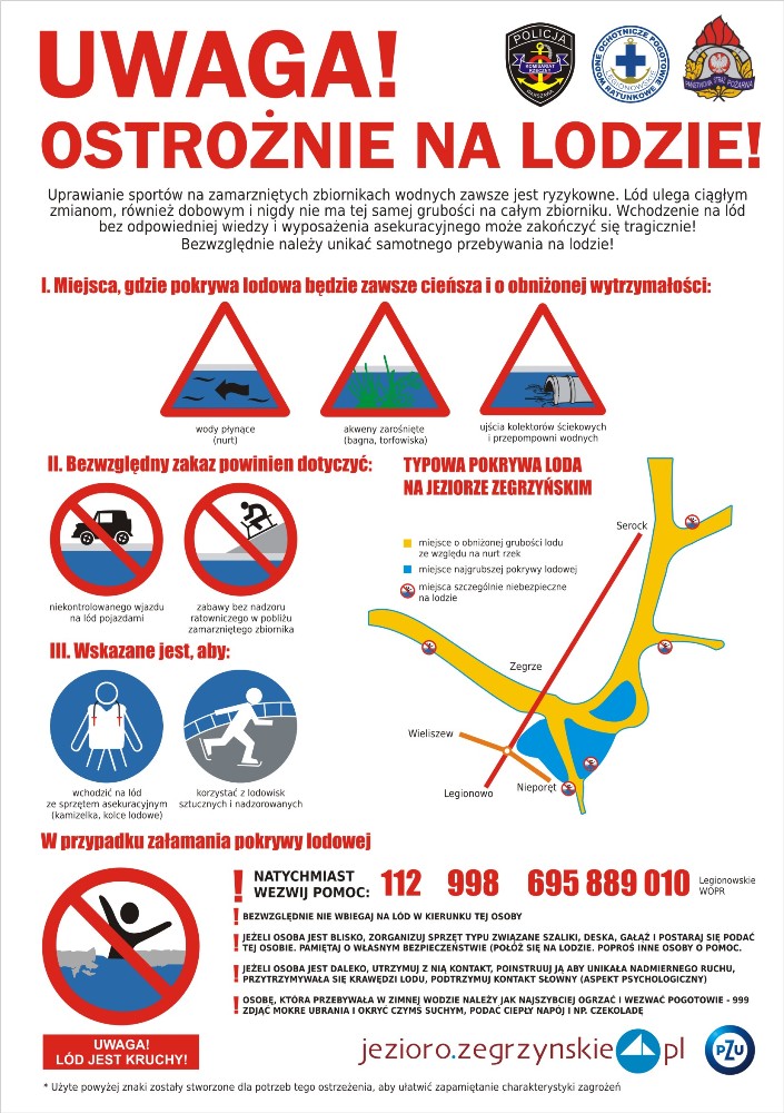 Bezpiecznie na lodzie