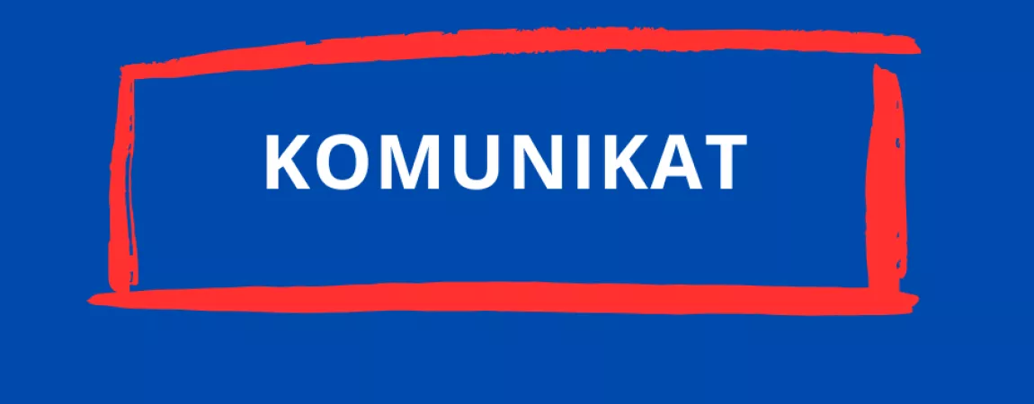 Komunikat o planowanym wprowadzeniu stałej organizacji ruchu