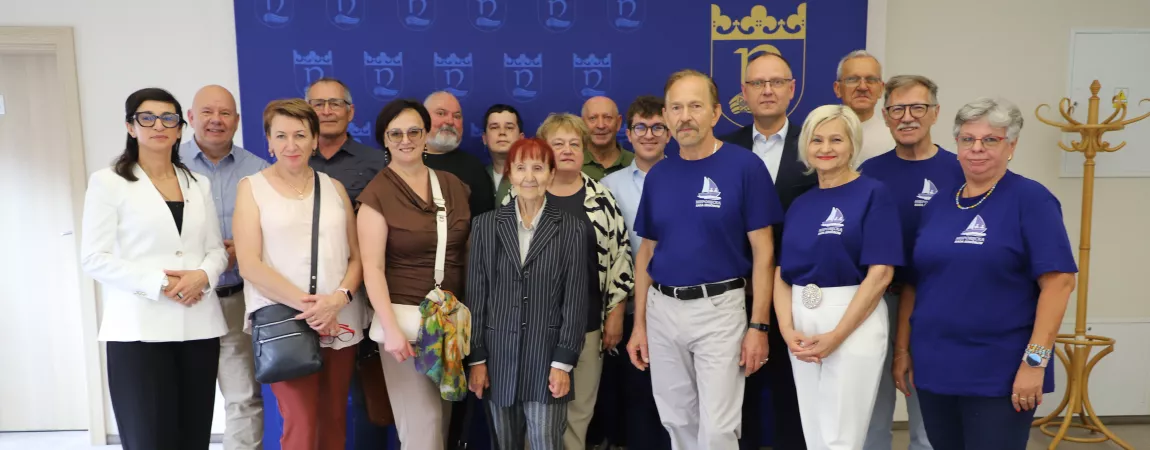 Delegacja seniorów z Łotwy z wizytą w Urzędzie Gminy