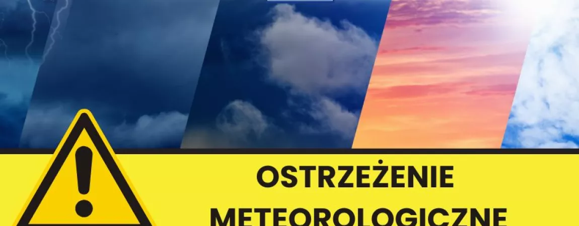 baner ostrzeżenie meteorologiczne