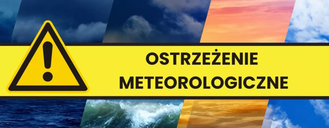 baner ostrzeżenie meteorologiczne